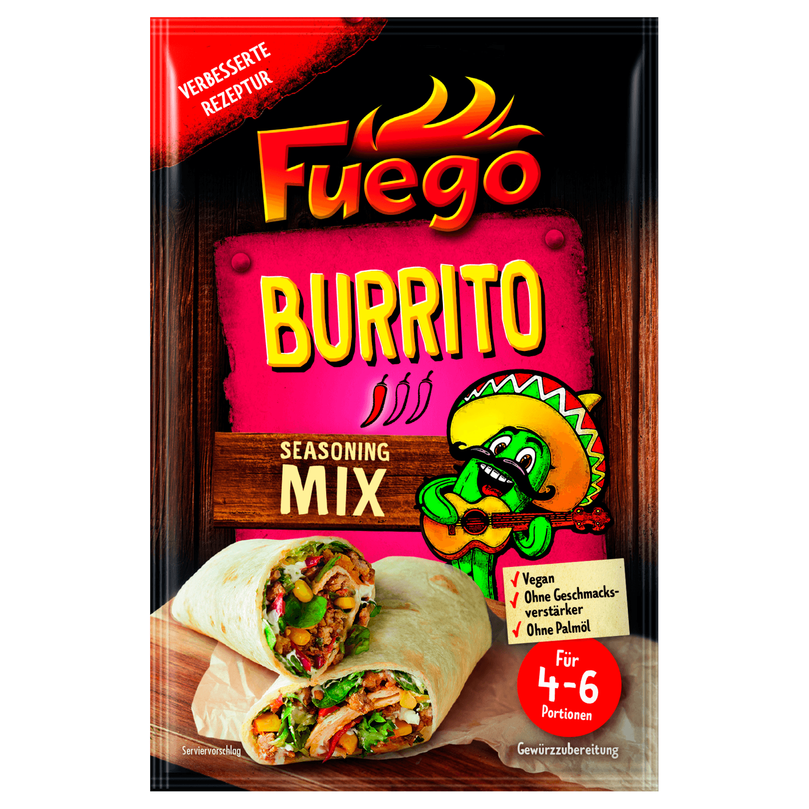 Fuego Burrito Seasoning Mix vegan 30g