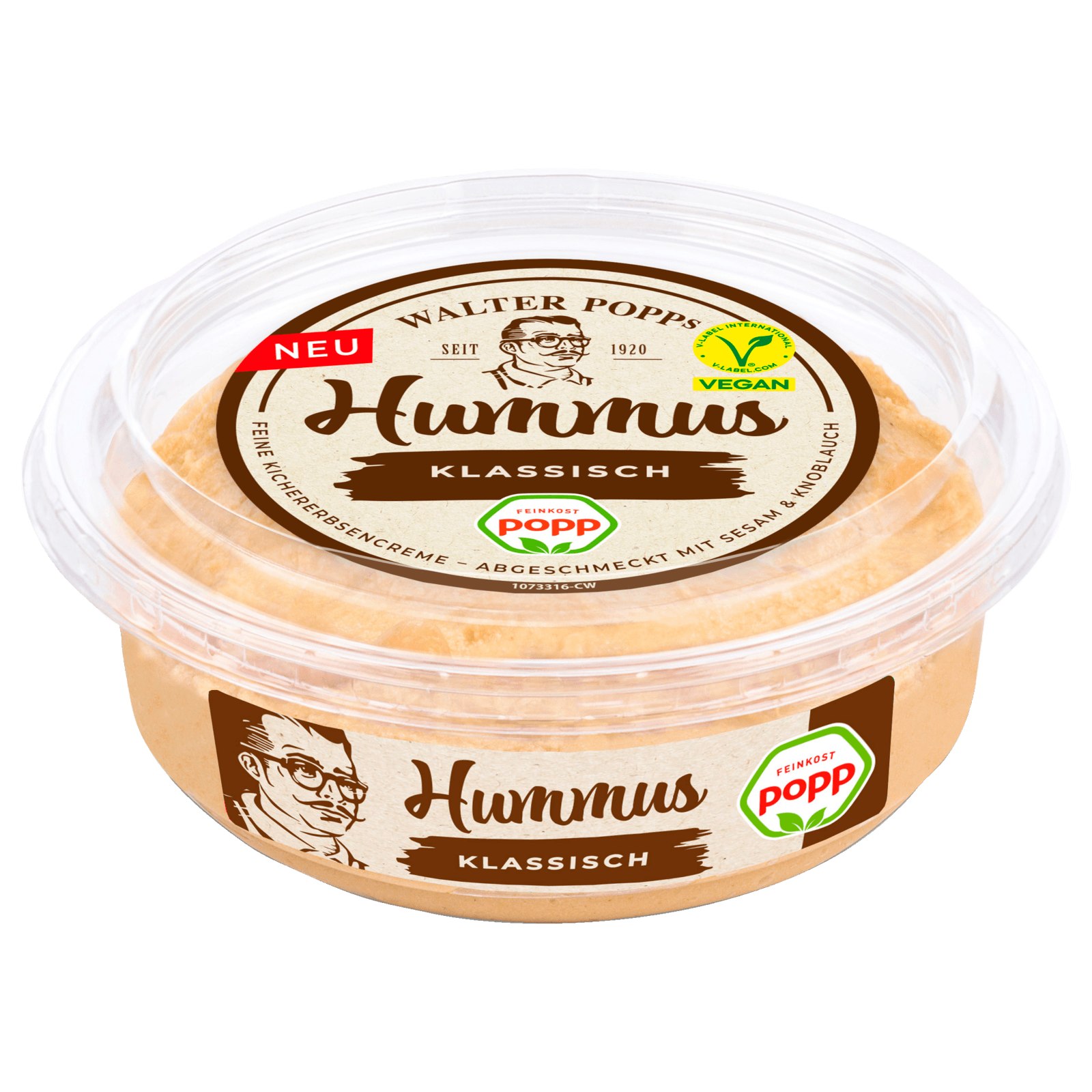 Feinkost Popp Hummus Natur 175g