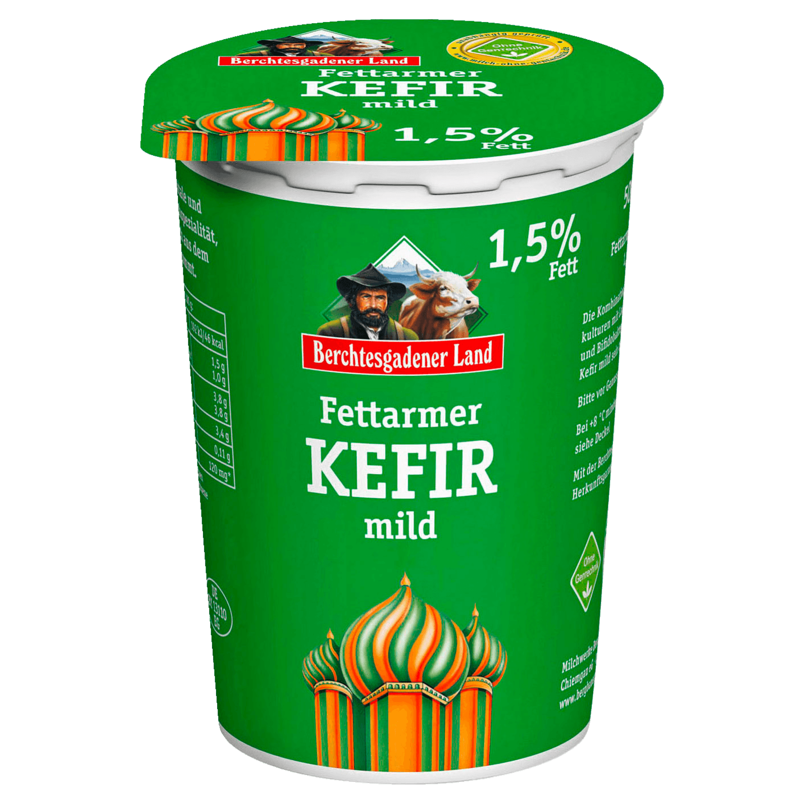 Berchtesgadener Land Fettarmer Kefir mild 500g