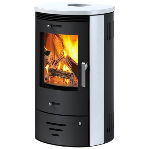 accente Kaminofen »Nador 3.0«, Keramik, 7,5 kW, BxHxT: 53 x 93,5 x 42 cm, eckig - weiss