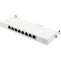 Good Connections Patch Panel Desktop Cat. 6 8-Port 0,5 HE STP reinweiß