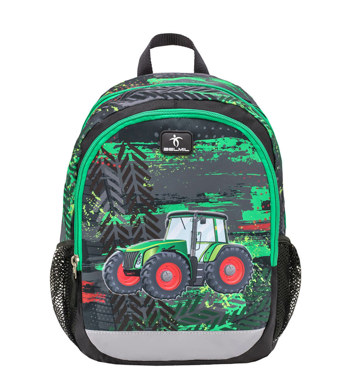 Belmil Kindergartenrucksack Kiddy Plus Tractor schwarz