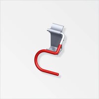 alfer® aluminium Gerätehalter, Breite: 5 cm, Aluminium - silberfarben