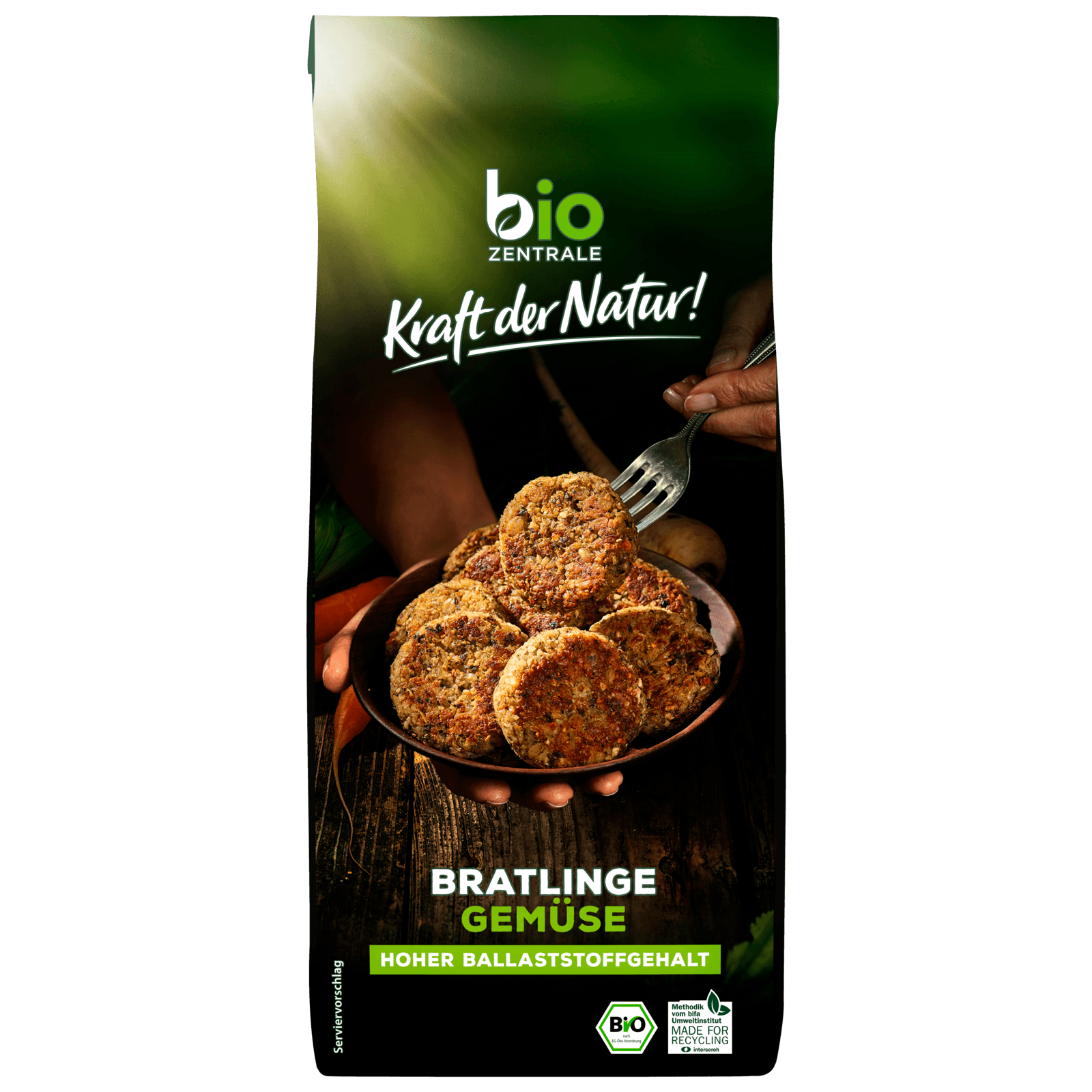 Biozentrale Bio Bratlinge Gemüse 300g
