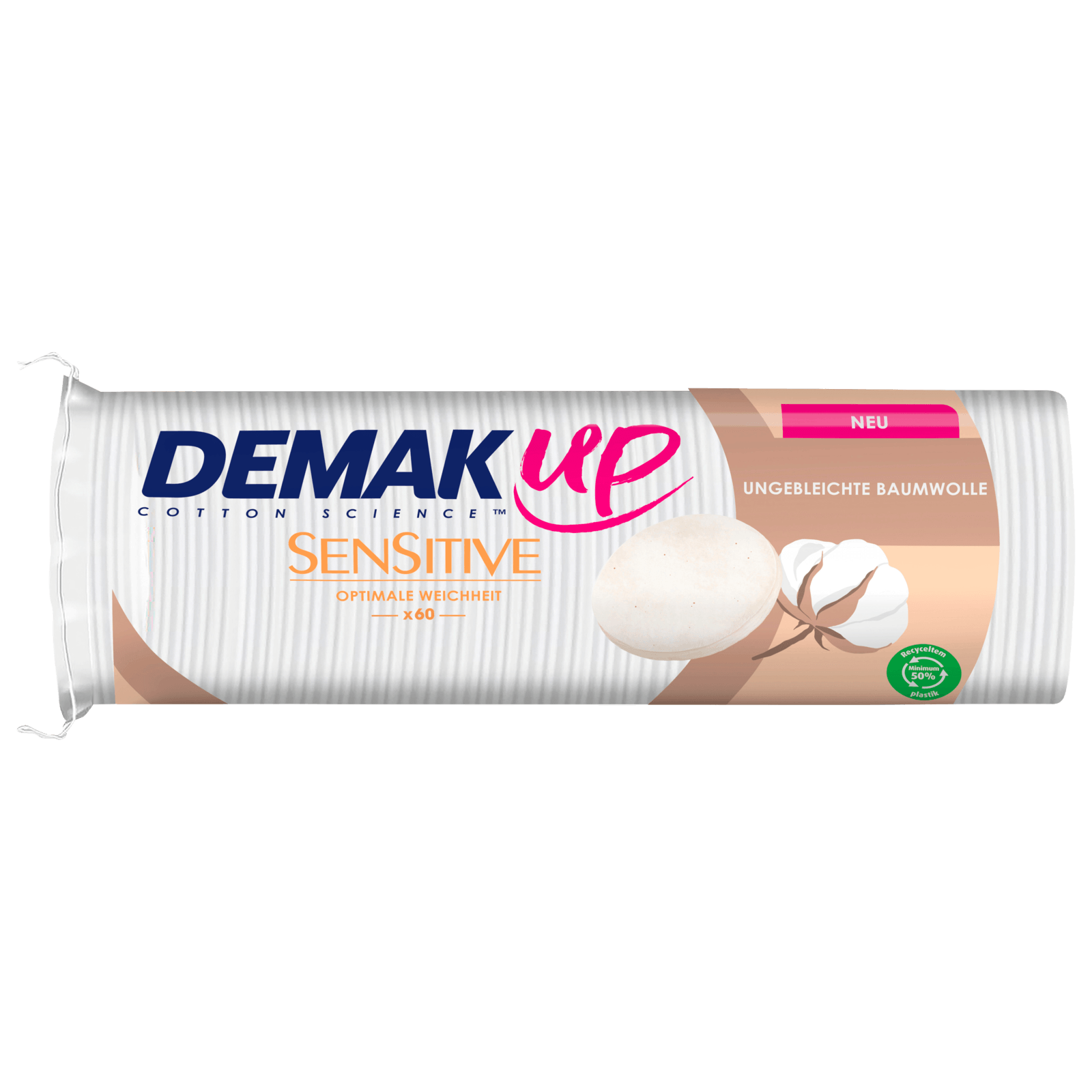 Demak Up Wattepads Sensitive 60 Stück