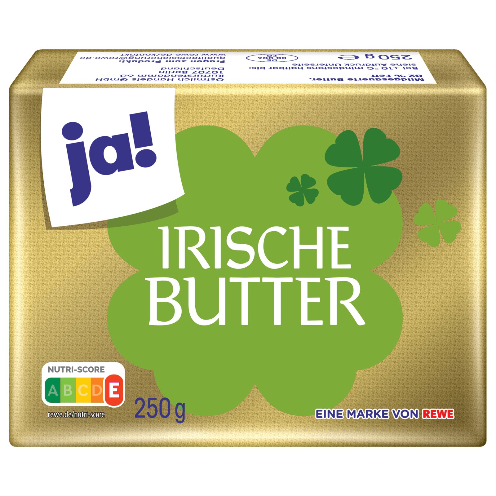 ja! Irische Butter aus Weidemilch 250g