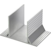 GS Terrassen Montagesysteme Kopf- & Bodenanker, Silber, Aluminium, Länge: 170 mm - silberfarben