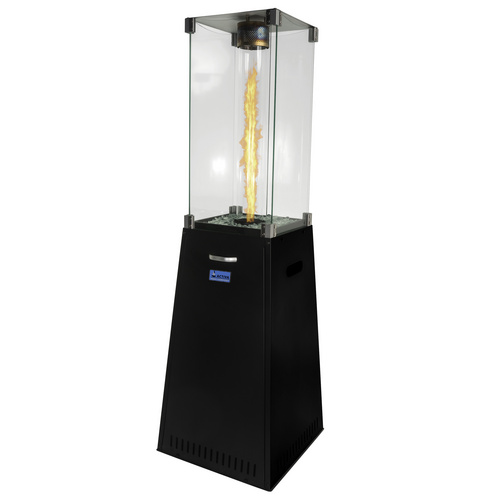 ACTIVA Gas-Heizstrahler, schwarz, BxHxT: 161 x 50 x 50 cm