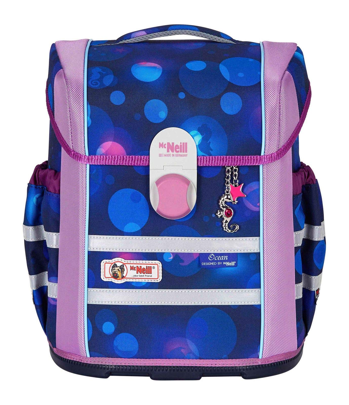 McNeill Schulrucksack Ergo Mac Set 4tlg. Ocean Blau, Pink