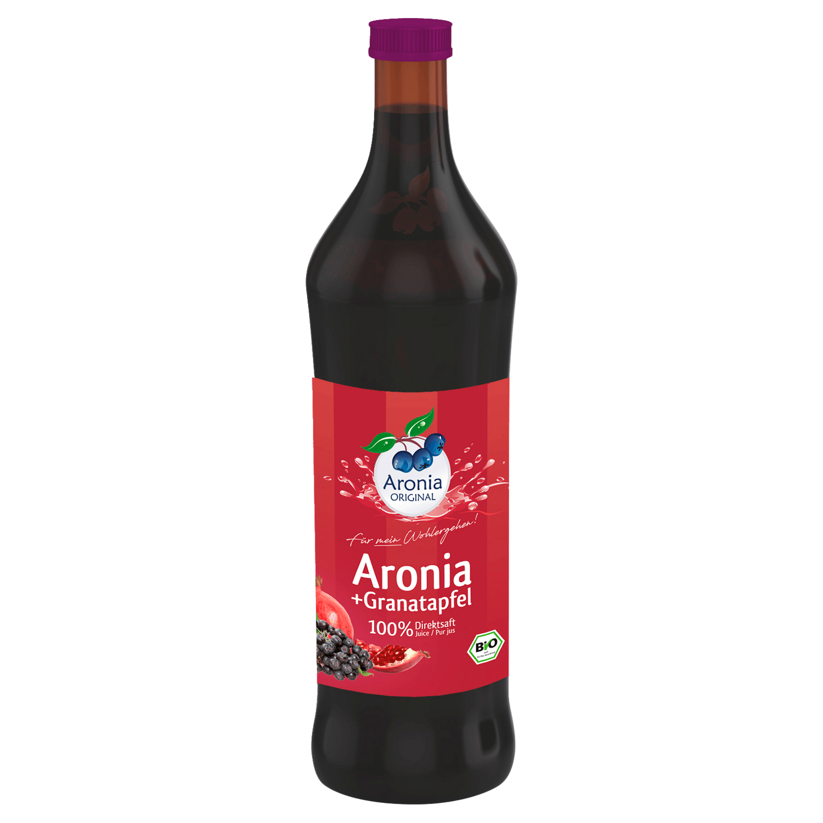 Aronia Original Bio Aronia Saft mit Granatapfel 0,7l