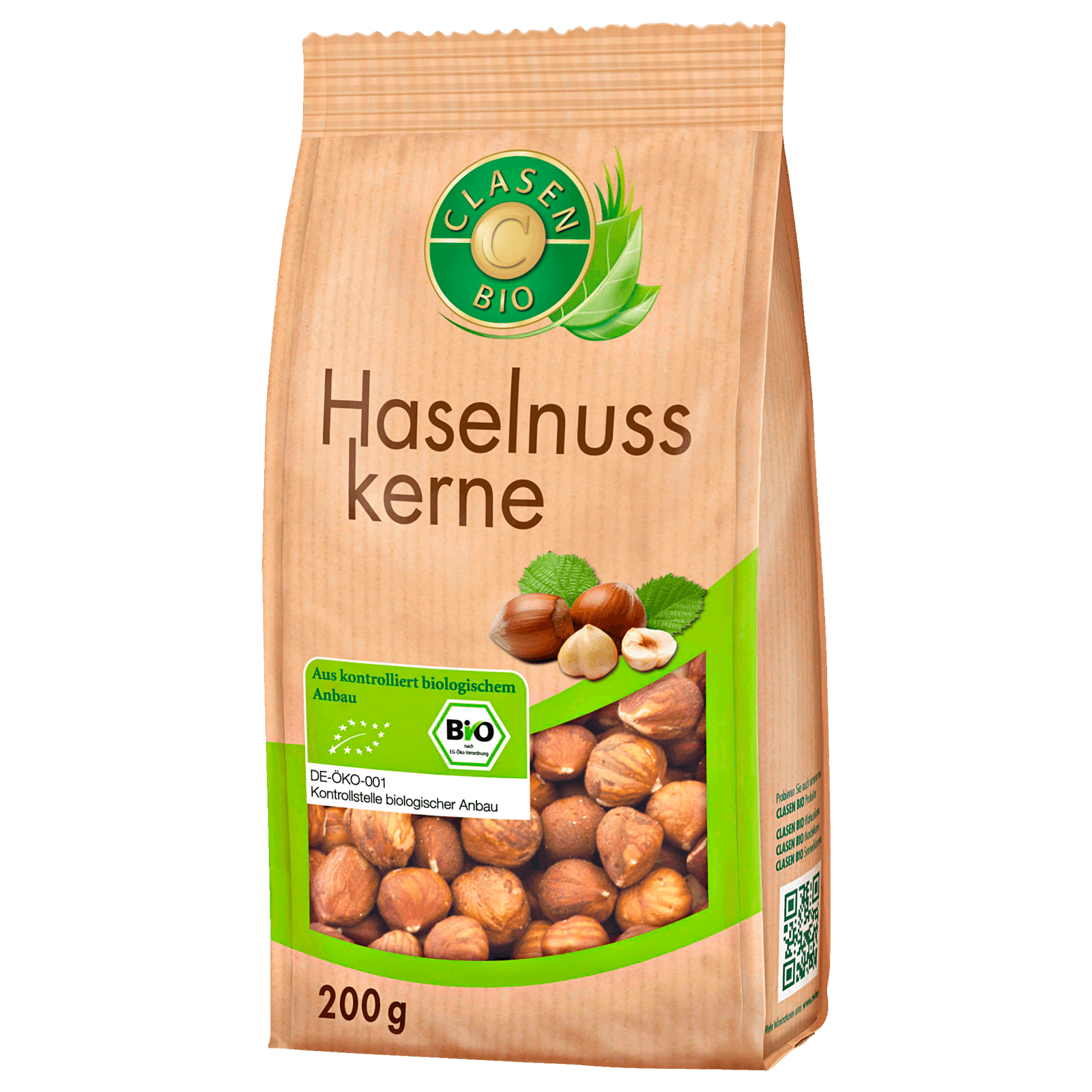 Clasen Bio Haselnusskerne 200g