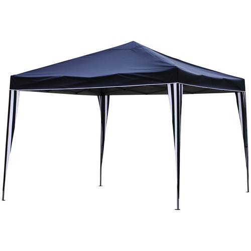 CASAYA Faltpavillon, Zeltdach, quadratisch, BxT: 300 x 300 cm - blau