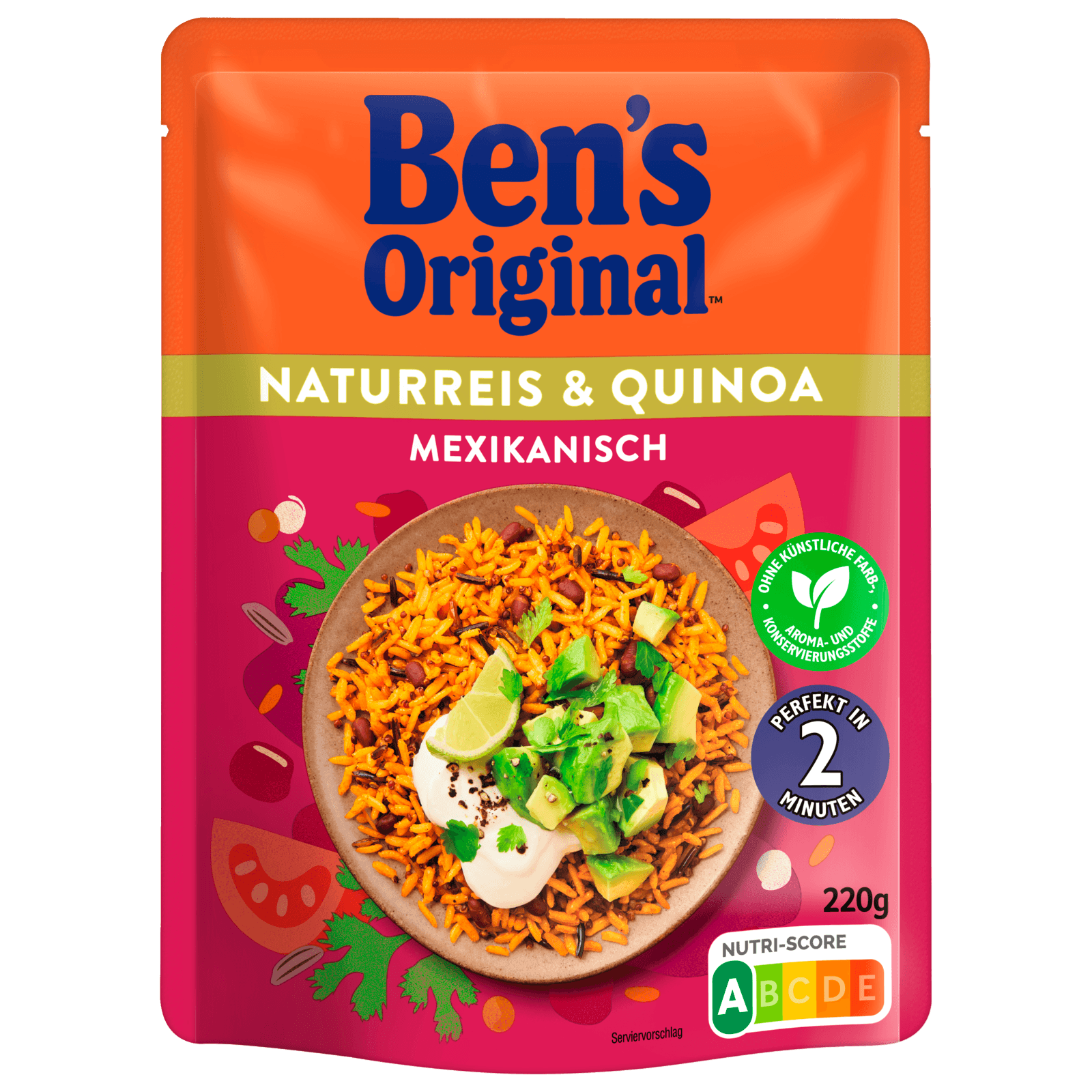 Ben's Original Reis & Korn 3 Korn-Mix mit Quinoa mexikanisch 220g