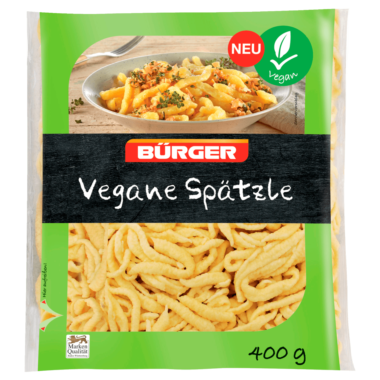 Bürger Vegane Spätzle 400g