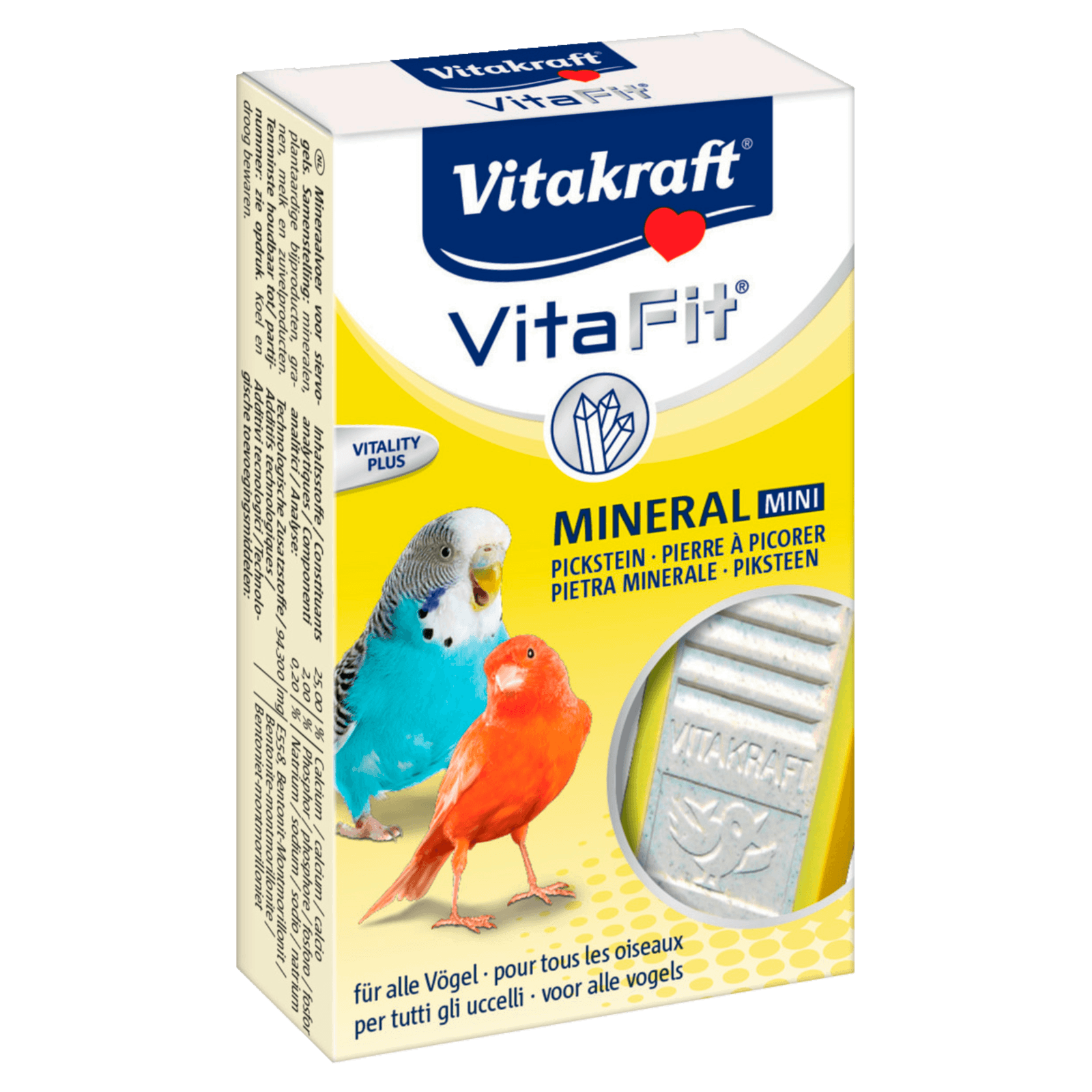 Vitakraft VitaFit Mineral Mini für alle Vögel 1 Stück