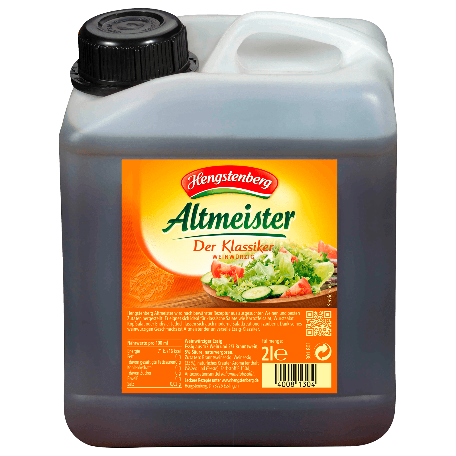 Hengstenberg Altmeister Der Klassiker Weinwürzig 2l