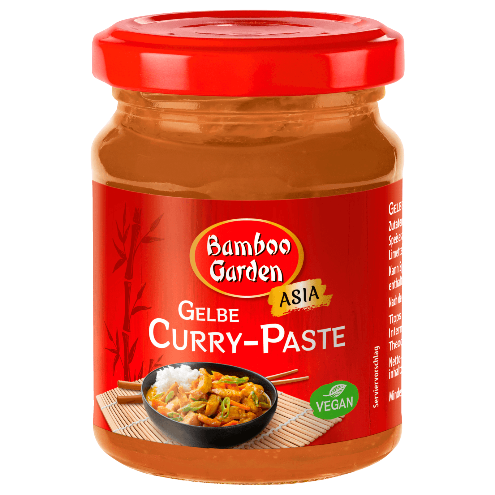 Bamboo Garden Gelbe Curry-Paste vegan 125g