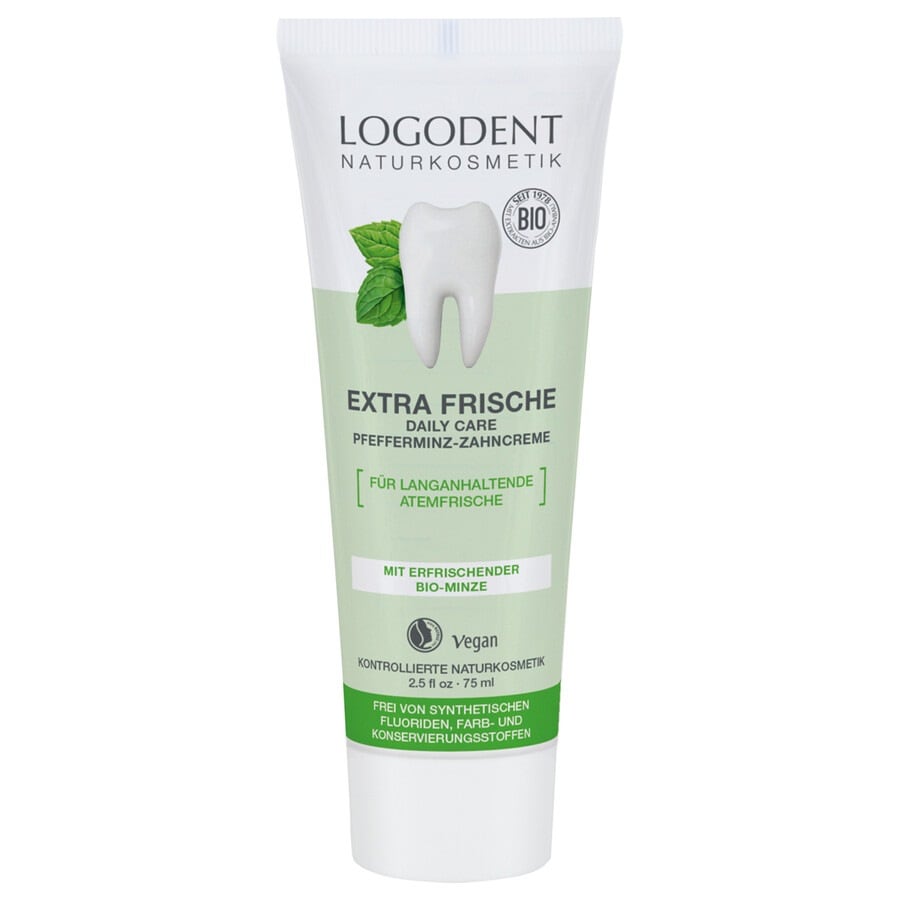 Logona  Logona Extra Frische Daily Care Pfefferminz Zahncreme Zahnpasta 75.0 ml