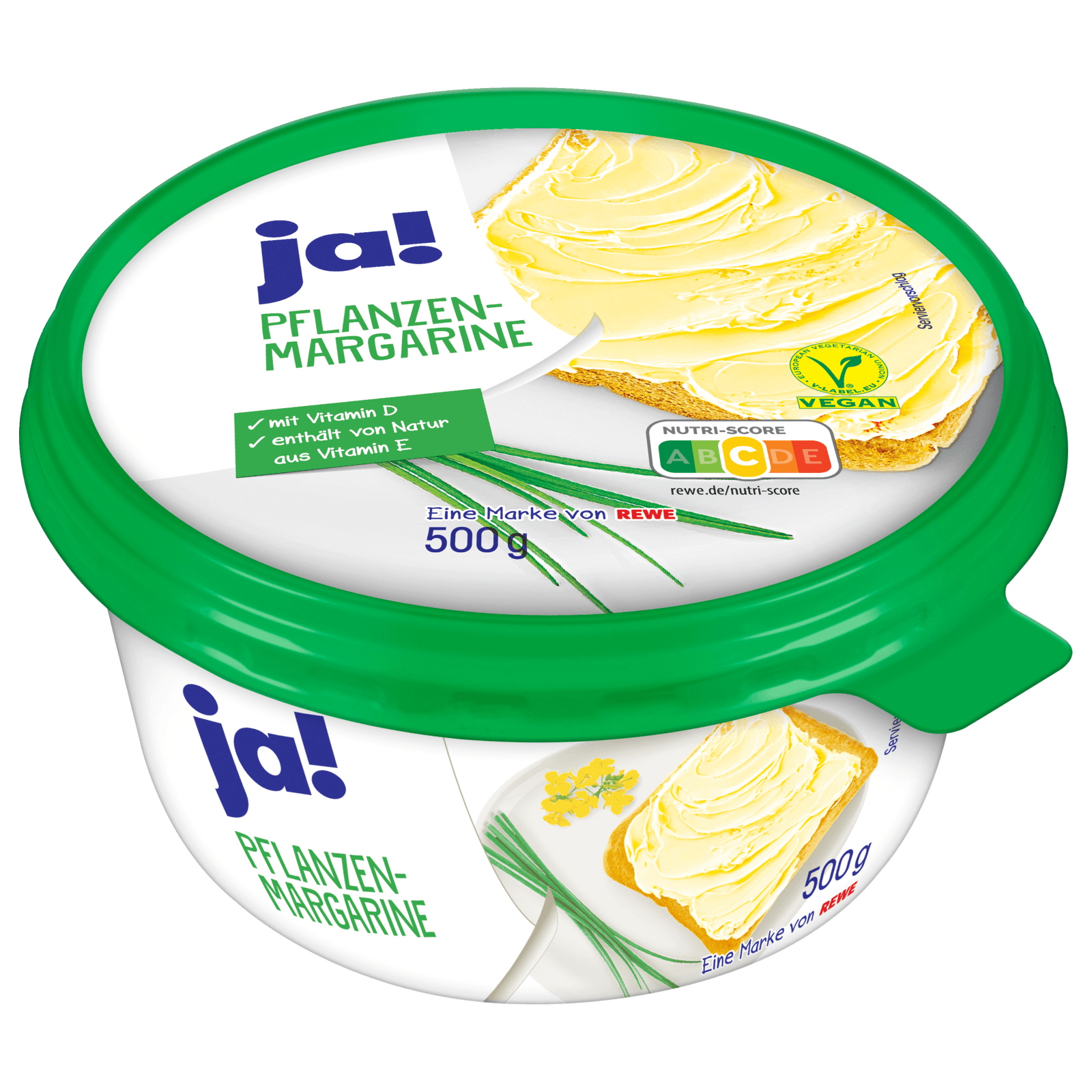 ja! Pflanzenmargarine 500g