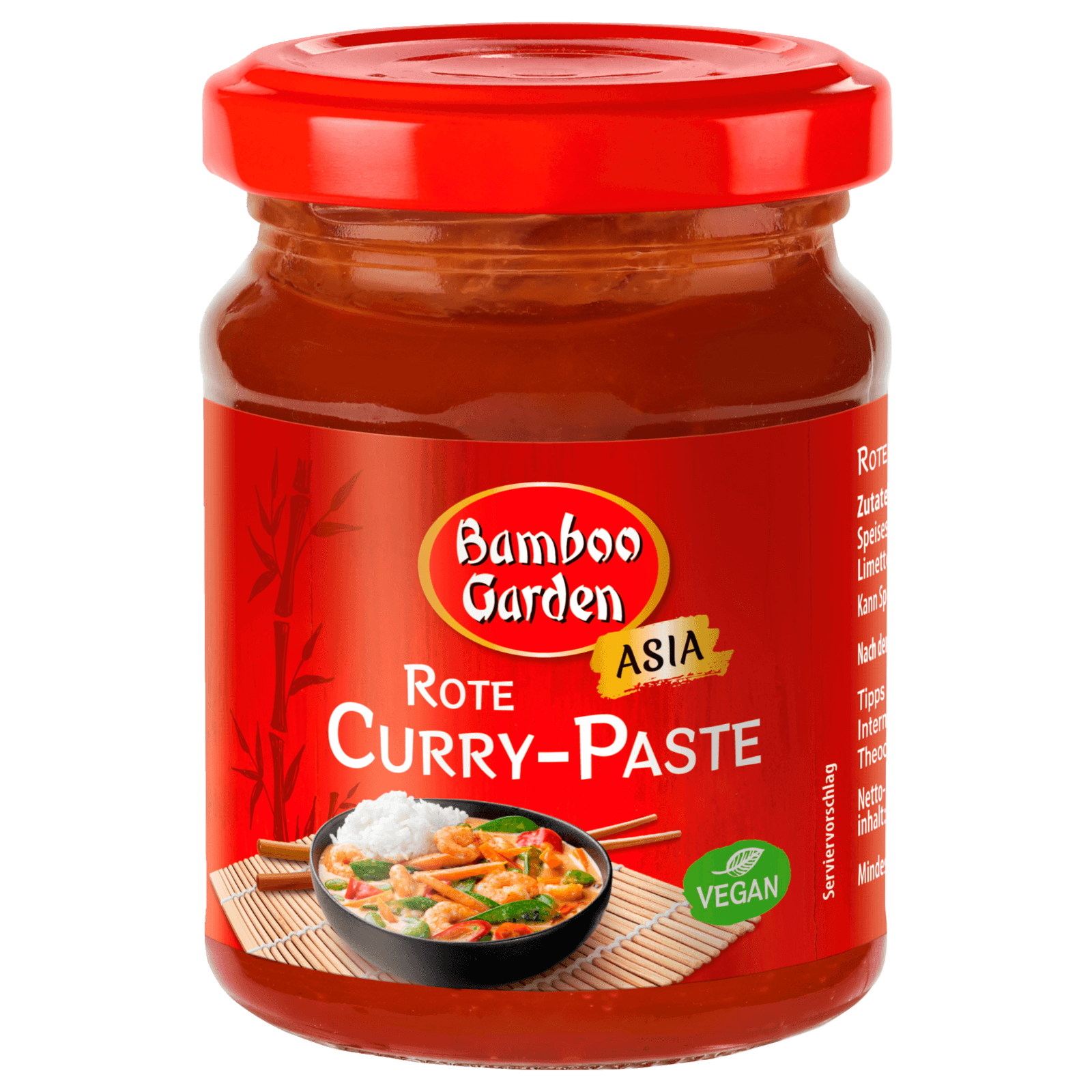 Bamboo Garden Rote Curry Paste 125g