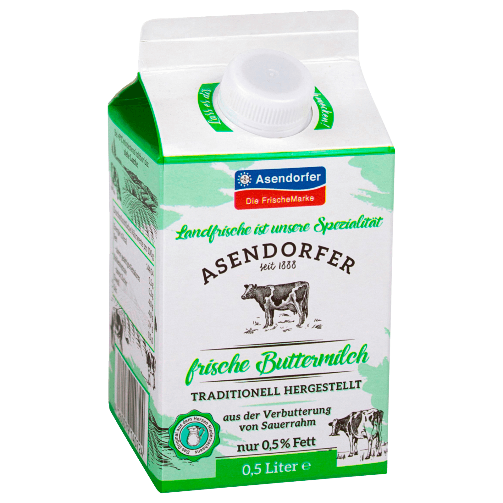 Asendorfer frische Buttermilch 0,5l