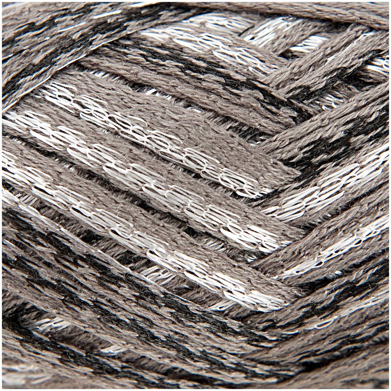 Rico Design Creative Can Can Glitz 150g 45m grau/schwarz