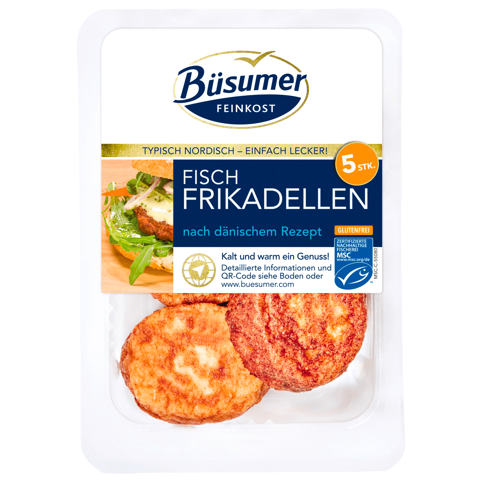 Büsumer Fischfrikadellen 100g