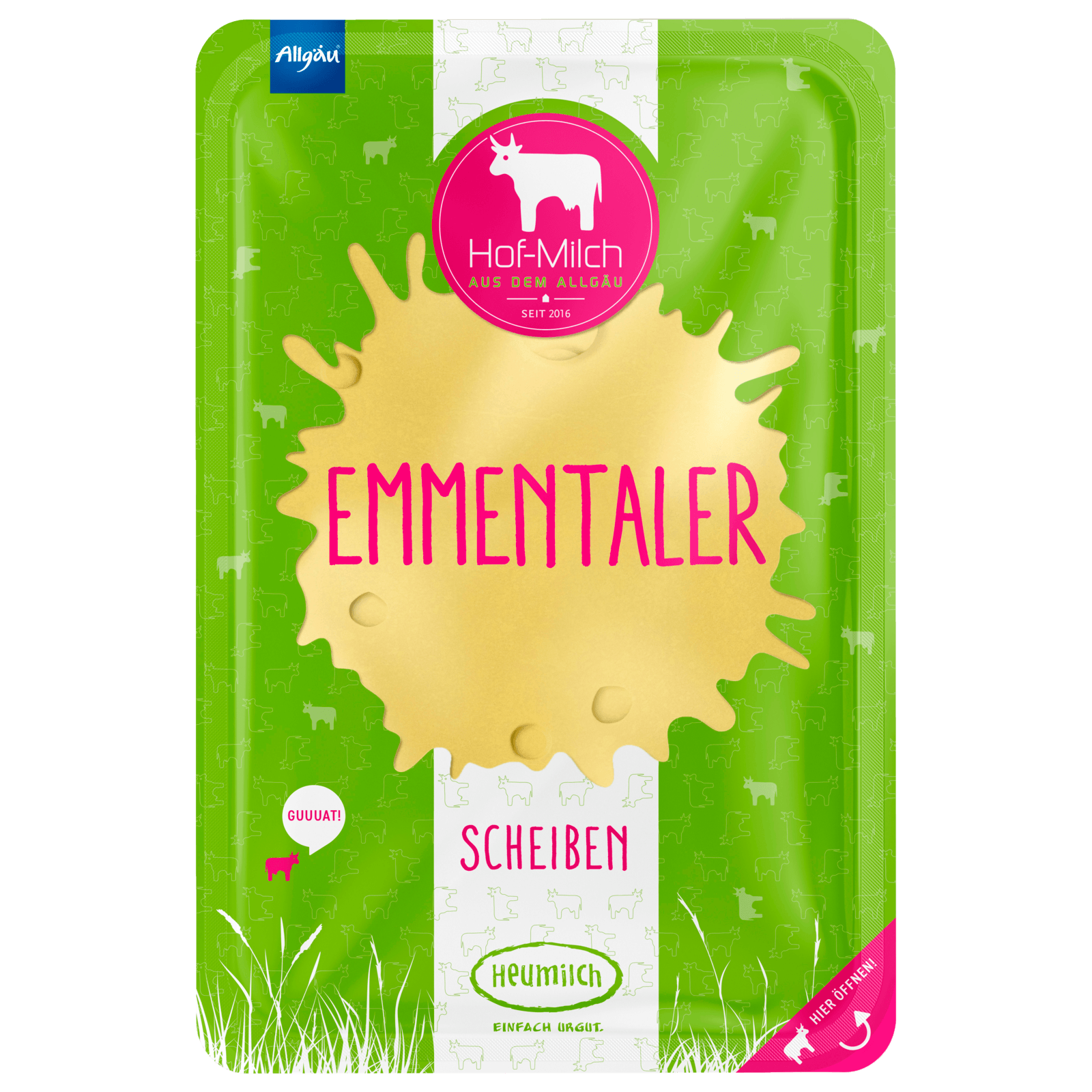 Allgäu Hof-Milch Emmentaler Heumilch 100g