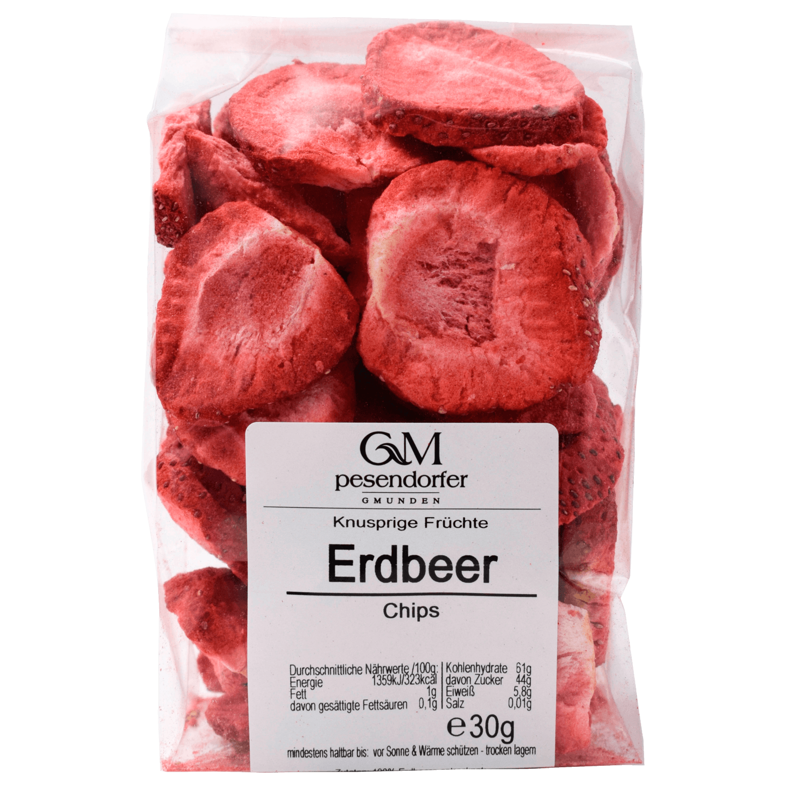 GM Pesendorfer Erdbeer Chips 30g