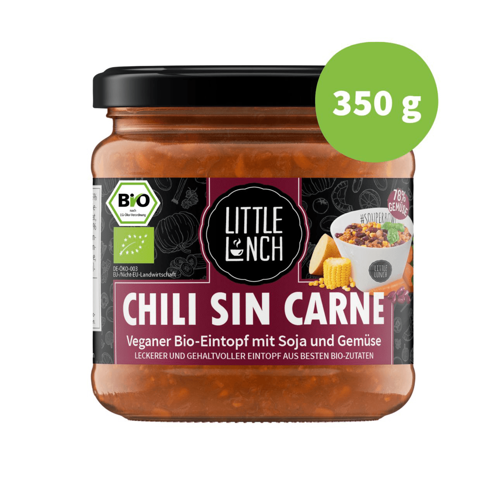 Little Lunch Bio Chili Sin Carne 350ml