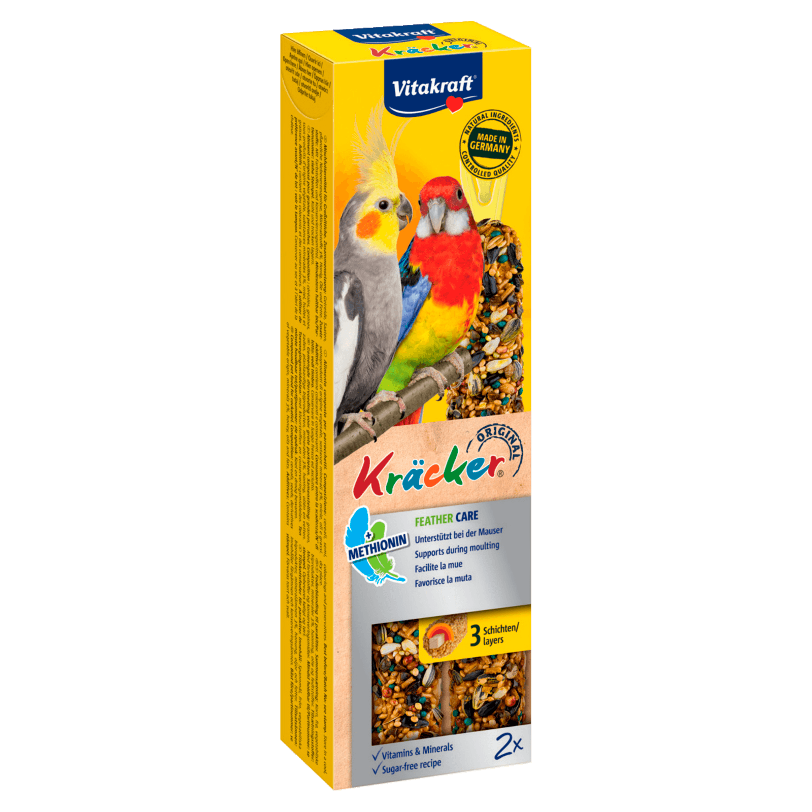 Vitakraft Kräcker Feather Care Großsittich 2 Stück