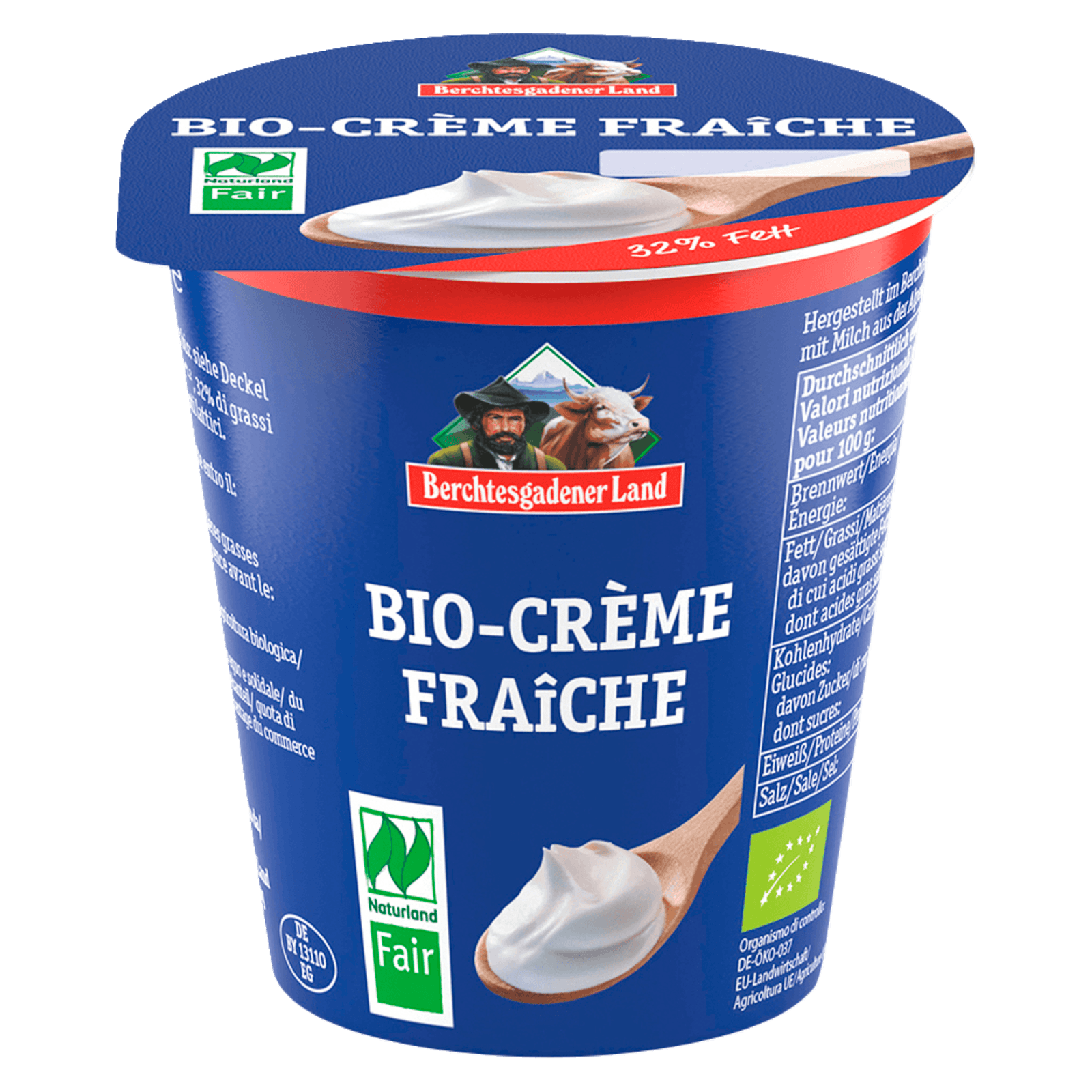 Berchtesgadener Land Bio Crème Fraîche 150g