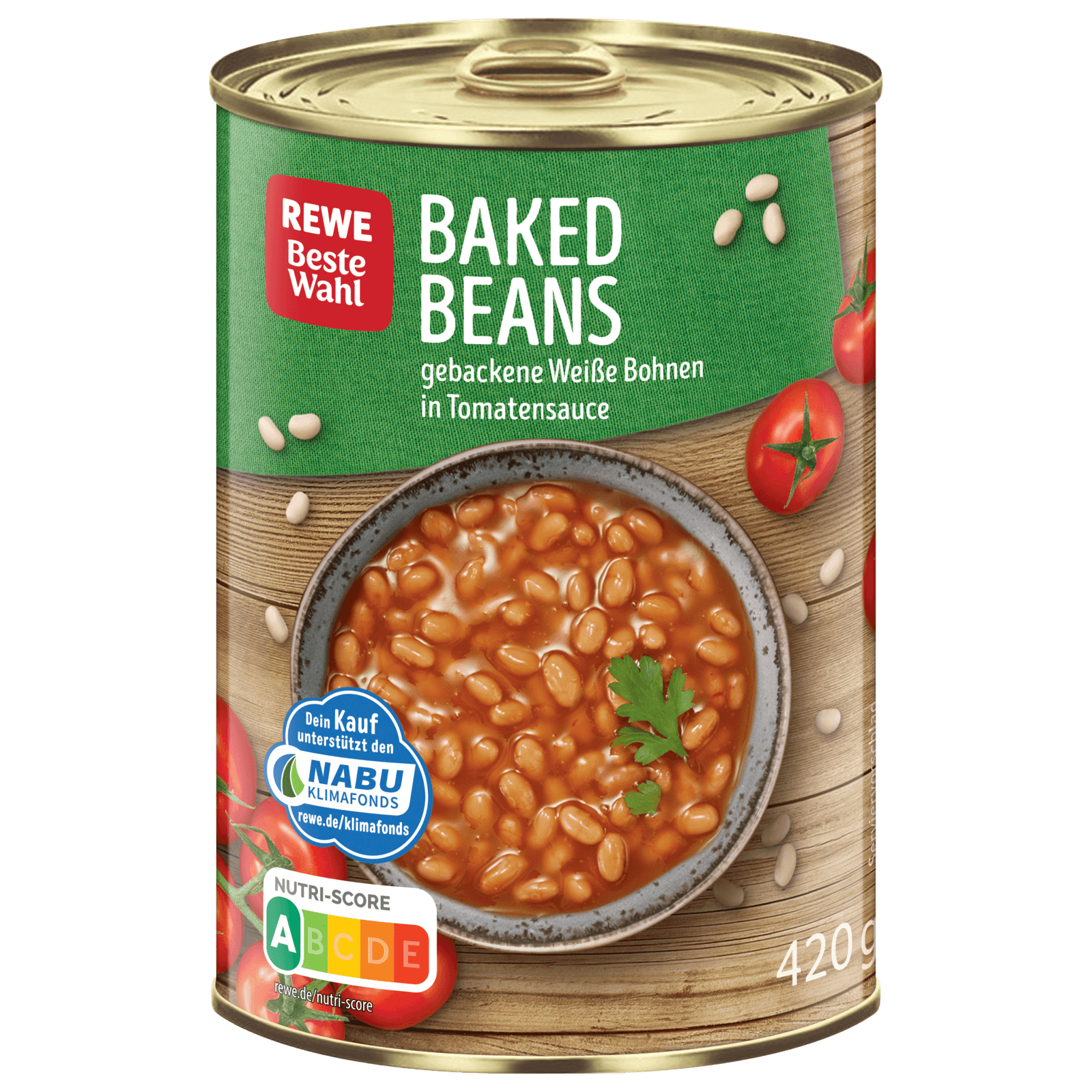 REWE Beste Wahl Baked Beans in Tomatensoße 420g