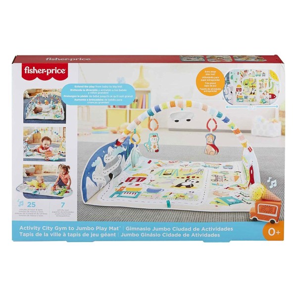 Mattel GRV42 - Fisher-Price - Spieldecke mit Licht, Sound und Zubehör