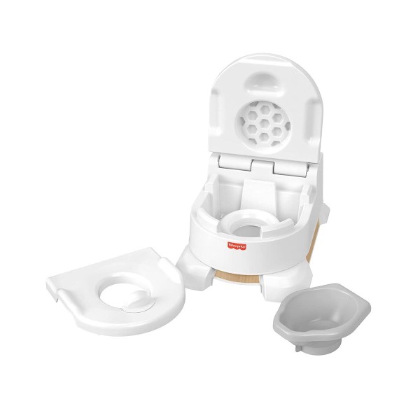 Mattel HBX68 - Fisher-Price Platinum - 4-in-1 Premium Töpfchen - Kindertoilette, Toilettentraining,