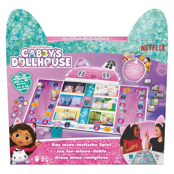 Spin Master 6068673 (20144904) - DreamWorks - Gabby´s Dollhouse - Kinderspiel, Gesellschaftsspiel, D