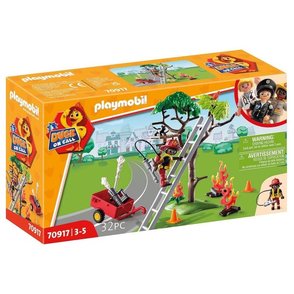 PLAYMOBIL® 70917 - Duck on Call - Feuerwehr Action, Rette die Katze!