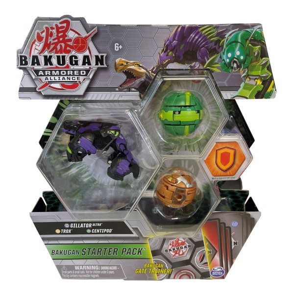 Spin Master 6055886 (20123235) - Bakugan Armored Alliance - Starter Pack inkl. Gillator Ultra, Trox